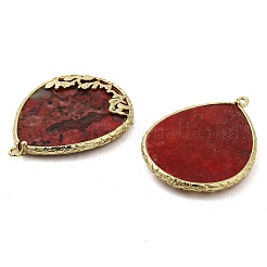 Natural Red Jasper Dyed Pendants&nbsp;G-E609-02G-02