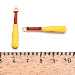 Rack Plating Alloy Enamel Pendants&nbsp;ENAM-N056-389KCG