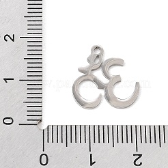 201 Stainless Steel Charms&nbsp;SA-CBA5D66-10P