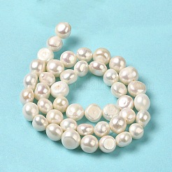 Natural Cultured Freshwater Pearl Beads Strands&nbsp;PEAR-E017-21