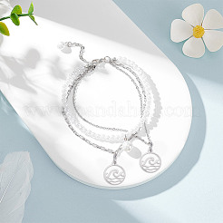 20Pcs 304 Stainless Steel Charms&nbsp;STAS-UN0060-57