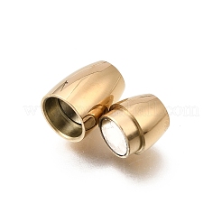 304 Stainless Steel Magnetic Clasps&nbsp;STAS-H263-06G