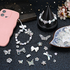 160Pcs 16 Styles Mixed Styles Acrylic Beads&nbsp;OACR-PA0001-77A