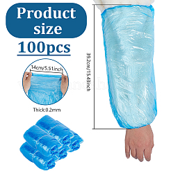 100Pcs PE Disposable Oversleeve&nbsp;AJEW-WH0696-461A