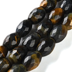 Dyed Natural Tiger Eye Beads Strands&nbsp;G-C135-J04-01