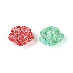 Transparent Spray Painted Acrylic Beads&nbsp;ACRP-T011-05M