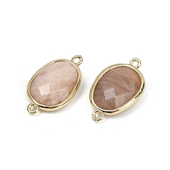 Natural & Synthetic Mixed Gemstone Faceted Connector Charms&nbsp;G-K347-11G