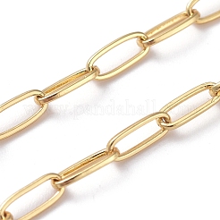 Soldered Brass Paperclip Chains&nbsp;CHC-G005-06G