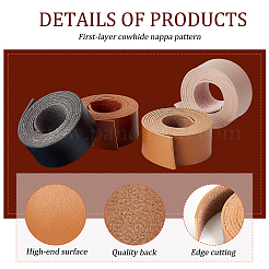 4 Rolls 4 Colors Flat Single Face Imitation Leather Cords&nbsp;LC-BC0001-01