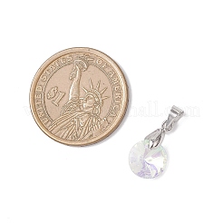 AB Color Plated Glass Charms&nbsp;PALLOY-JF04593-02