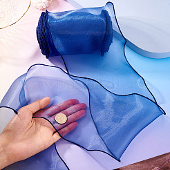 12M Polyester Wave Edge Ribbon&nbsp;DIY-TA0012-96B