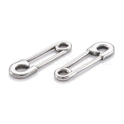 Non-Tarnish 304 Stainless Steel Safety Pin Pendant Charms&nbsp;X-STAS-M291-12P