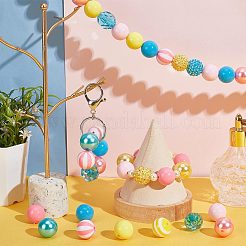 1 Set Resin Round Beads Set&nbsp;RESI-PH0002-03