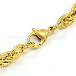 Fashionable 304 Stainless Steel Rope Chain Bracelet Making&nbsp;STAS-A028-B054G