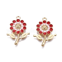 Alloy Enamel Pendants&nbsp;ENAM-F143-01-G