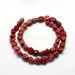 Natural Brecciated Jasper Beads Strands&nbsp;G-F464-01