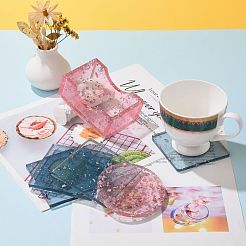 Cup Mat Silicone Molds Sets&nbsp;DIY-SZ0002-48