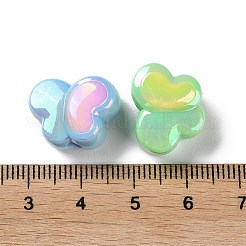 AB Color Plated Opaque Acrylic Beads&nbsp;SACR-I005-12A