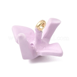 Brass Enamel Pendants&nbsp;KK-K274-10G