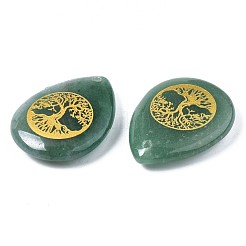 Natural Green Aventurine Pendants&nbsp;G-T122-71I