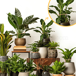 12Pcs 3 Styles Copper Plant Growth Support&nbsp;DIY-NB00004