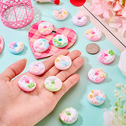 20Pcs Opaque Resin Decoden Cabochons&nbsp;RESI-TA0005-33