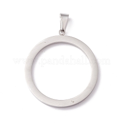 304 Stainless Steel Rhinestone Pendants&nbsp;STAS-P302-01P