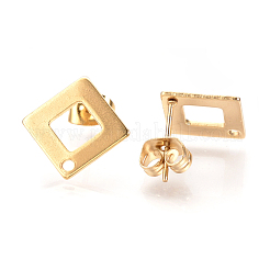 304 Stainless Steel Stud Earring Findings&nbsp;STAS-Q223-07