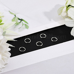 5Pcs 925 Sterling Silver Split Jump Rings&nbsp;STER-BBC0009-45D