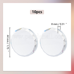 10Pcs Glass Nail Art Makeup Palette Stand&nbsp;MRMJ-WR0001-09
