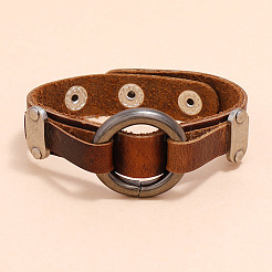 Punk Cowhide Cord Bracelets for Men&nbsp;FS-WGC8E28-01