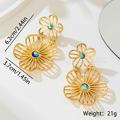 Valentine's Day Alloy Rhinestone Dangle Stud Earrings&nbsp;WG1FF6B-01