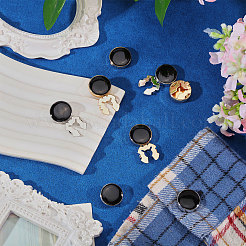 Zinc Alloy Enamel Cufflinks&nbsp;BUTT-GL0001-12