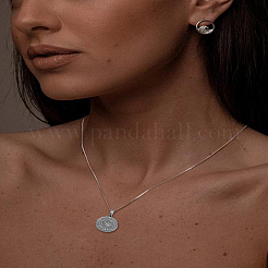 2Pcs 2 Colors 304 Stainless Steel Pendants&nbsp;STAS-LP0003-92E