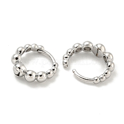 Brass Hoop Earrings&nbsp;EJEW-L211-010D-P