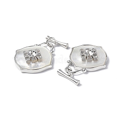 Rhombus Shell Toggle Clasps&nbsp;LS-KK-P223-09P