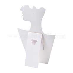 Cardboard Covered with Velvet Necklace & Earring Display Stands&nbsp;ODIS-Q041-04A-02
