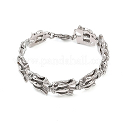304 Stainless Steel Link Chain Bracelets&nbsp;BJEW-D379-09P