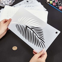 16Pcs 16 Styles PET Plastic Drawing Painting Stencils Templates&nbsp;DIY-WH0401-45