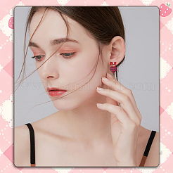 16Pcs 2 Colors Spary Painted Alloy Polyester Pendants&nbsp;FIND-SC0016-84