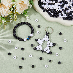 1000Pcs 2 Colors Opaque Plastic Beads&nbsp;KY-SP0001-48