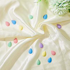 80pcs 4 colors Opaque Spray Painted Acrylic Cabochons&nbsp;ACRP-DC0001-01