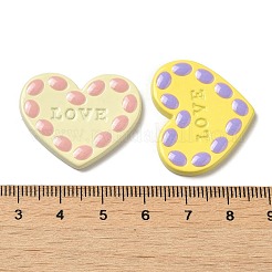 Valentine's Day Opaque Resin Cabochons&nbsp;RESI-F050-11