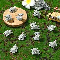 20Pcs 4 Styles Mini Resin Dog Ornaments&nbsp;RESI-CJ0004-85