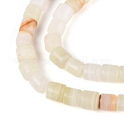 Natural Green Banded Calcite(Afghan Jade) Beads Strands&nbsp;G-T141-94B