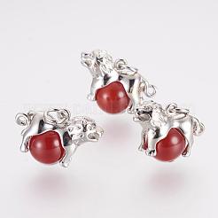Natural & Synthetic Mixed Stone Pendants&nbsp;G-L465-A