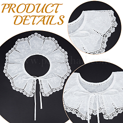 Polyester Embroidery Lace Collar&nbsp;AJEW-CY0002-85