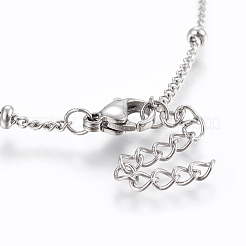 Tarnish Resistant 304 Stainless Steel Anklets&nbsp;AJEW-H013-04P