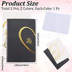 2Pcs Paper Wedding Speech Book&nbsp;OFST-CP0001-21