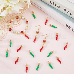 20Pcs 2 Colors Opaque Resin Pendants&nbsp;RESI-SC0006-21